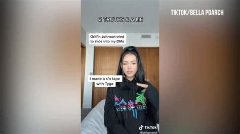 Bella Poarch, 19, addresses Tyga sex tape。